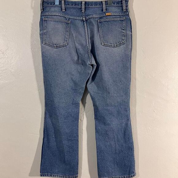 Vintage 80s Rustler Light Wash Faded Denim Jeans Made in USA - Picture 3 of 7